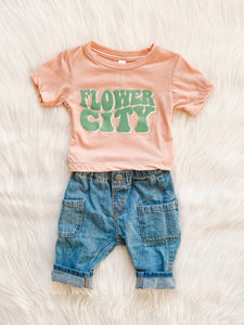 Flower City Baby Tee